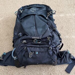 Osprey Stratos 34 — Blue, O/S